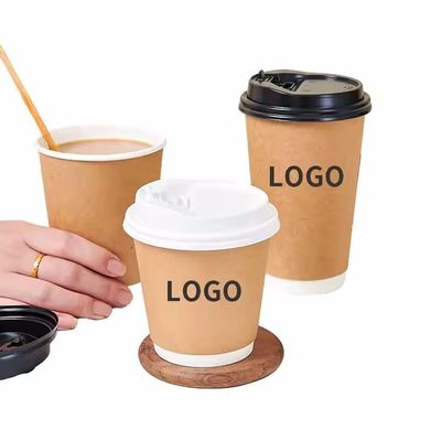 TUV Kraft Paper Cup 7OZ 210ml Двухстенный Kraft Cup
