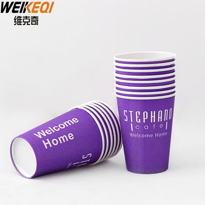 Disposable single wall Paper Cups with Dome Lids for ice Beverages