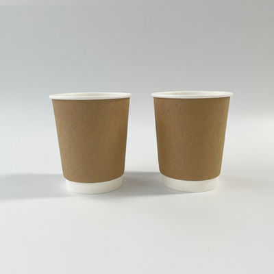 Двухстенные Kraft Paper Cups Kraft 3OZ 75ml Кофейные чашки одноразовые