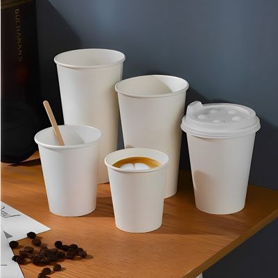 3.5oz 85ml Белый одноразовый PE одноразовый бумажный стакан может быть напечатан по заказу